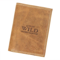 Kožená peněženka Always Wild N4-P - koňak