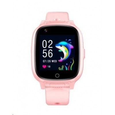 Garett Smartwatch Kids Twin 4G růžová - růžová