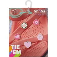 Crocs ozdoba Jibbitz Pink Elevated Sandal Backer 5 pack