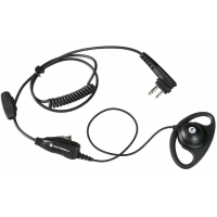 Motorola HKLN4599A, D-Style Earpiece With In-Line Microphone and PPT