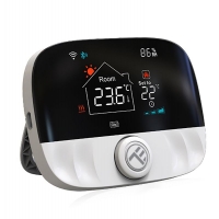 Tellur WiFi Smart Ambient Thermostat, TSH02-chytrý termostat, black