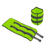 Neoprenová zátěž LIFEFIT® kotník/zápěstí S2 2x4,0kg, sv. zelená
