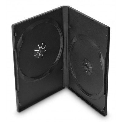 COVER IT box:2 DVD 14mm černý - karton 100ks