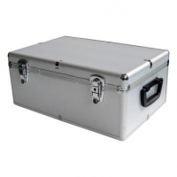 MEDIARANGE DJ case kufr na 500 disků sříbrný