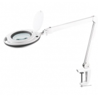 Stolní lampa s lupou do dílny  REBEL NAR0461-2, 5D, 10W, 6500K