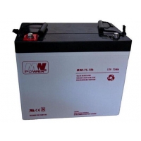 Baterie olověná  12V / 75Ah MPL 75-12 AGM gelový akumulátor, M6