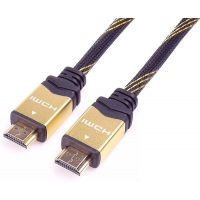 PremiumCord HDMI 2.0b High Speed + Ethernet kabel HQ, zlacené konektory, 2m