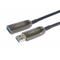 PremiumCord USB 3.0 prodlužovací optický AOC kabel A/Male - A/Female  50m