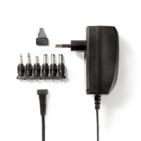 Univerzální napájecí AC adaptér | 27 W | 3 - 12 V DC | 1.80 m | 2,25 A A | 6 plug(s) | Černá
