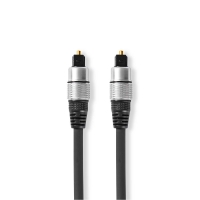 Optický audio kabel | TosLink Zástrčka | TosLink Zástrčka | 5.00 m | Kulatý | PVC | Antracit | Box