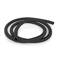 Cable management | Pouzdro | 2.00 m | 1 kusů | Maximální tloušťka kabelu: 15 mm | Nylon | Černá