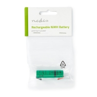 Dobíjecí Ni-MH baterie | 1.2 V | 1100 mAh | Pájecí Jazýčky | 1-Polybag