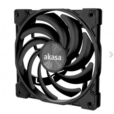 přídavný ventilátor Akasa 12 cm Alucia XS12 černý