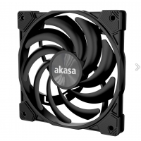 přídavný ventilátor Akasa 12 cm Alucia XS12 černý