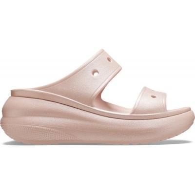 Crocs Classic Crush Shimmer Sandal - Pink Clay, M4/W6 (36-37)