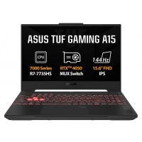 ASUS TUF Gaming A15/FA507NU/R7-7735HS/15,6"/FHD/16GB/512GB SSD/RTX 4050/W11H/Gray/2R
