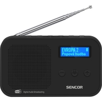 Digitální rádio SENCOR SRD 7200 B DAB+/FM