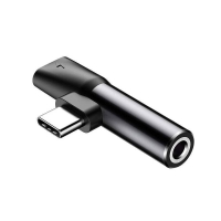 Baseus CATL41-01 Rozbočovač USB-C/3.5mm Jack Black