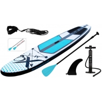 Paddleboard pádlovací prkno 320 cm s kompletním příslušenstvím, modrá