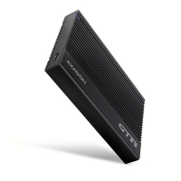 AXAGON EE25-GTR, USB-C 10Gbps - SATA 6G 2.5" RIBBED box, černý