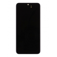 LCD display + Dotyk + Přední kryt Samsung S906B Galaxy S22+ Phantom Black (Service Pack) 