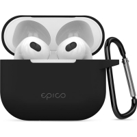 Silikonové pouzdro Epico Outdoor Cover pro AirPods 3, černé
