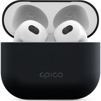 Silikonové pouzdro Epico pro Airpods 3, černé