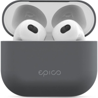 Silikonové pouzdro Epico pro Airpods 3, šedé