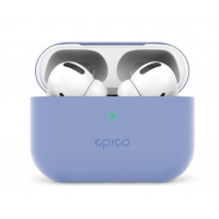 Silikonové pouzdro Epico pro AirPods Pro, světle modrá