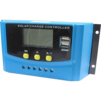 Solární regulátor PWM CY-K40A, 12-24V/40A pro různé baterie