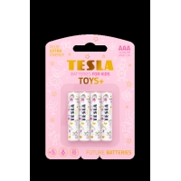 TESLA - baterie AAA TOYS GIRL, 4ks, LR03