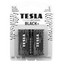 TESLA - baterie C BLACK+, 2ks, LR14