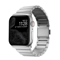 Nomad Aluminum Band, silver - Apple Watch Ultra (49mm) 8/7 (45mm)/6/SE/5/4 (44mm)/3/2/1 (42mm)