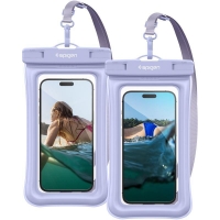 Spigen Aqua Shield WaterProof Floating Case A610 2 Pack, aqua blue