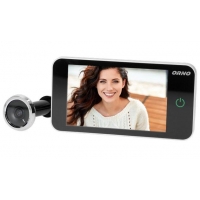 Digitální dveřní kukátko s kamerou ORNO OR-WIZ-1107, 4" LCD, stříbrná