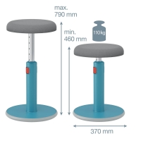 Leitz Ergo Cosy ergonomická balanční židle, modrá