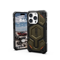 UAG Monarch Pro MagSafe, kevlar element green - iPhone 15 Pro