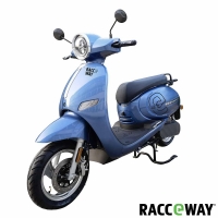 Elektroskútr RACCEWAY® JLG-E-MOTO, modrý