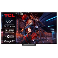 TCL 65C745 TV SMART Google TV QLED/165cm/4K UHD/3900 PPI/144Hz/HDR10+/Dolby Atmos/Direct LED/DVB-T/T2/C/S/S2/VESA
