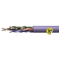 Emos UTP kabel CAT 5e LSZH, drát, měď (Cu), AWG24, šedý, 305m, box