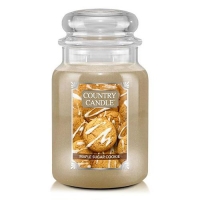 Svíčka ve skleněné dóze Country Candle, Sušenky z javorového cukru, 680 g
