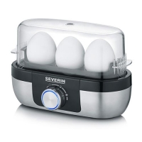 Vařič vajec Severin, EK 3163, přesná kontrola času vaření, nerez, 1 - 3 vejce, tepelná bezpečnostní pojistka, zvukový al