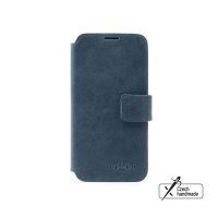 Kožené pouzdro typu kniha FIXED ProFit pro Samsung Galaxy A35 5G, modré