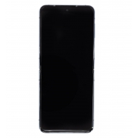 LCD display + Dotyk + Přední Kryt Samsung F721 Galaxy Z Flip 4 5G Blue (Service Pack)