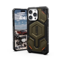 UAG Monarch Pro MagSafe, kevlar element green - iPhone 15 Pro Max