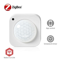 SmartLife pohybový senzor | Zigbee 3.0 | Napájení z baterie / Napájení z USB | Úhel detektoru: 100 ° | Rozsah detektoru: