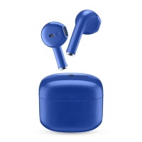 TWS bezdrátová pecková sluchátka Music Sound SWAG, modrá