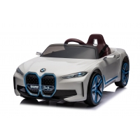 Dětské elektrické auto BMW i4 bílá/white