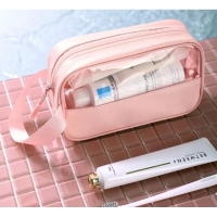 Přenosná kosmetická taška velikosti S KS90, pudrově růžová