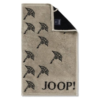 Ručník JOOP! Select Faded Cornflower, 30 x 50 cm - ebony (černo-béžová)